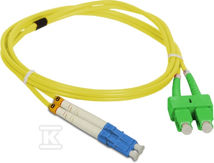 Patch cord SM SC/APC-LC duplex 9/125 - FOC-SCALC-9SMD-1